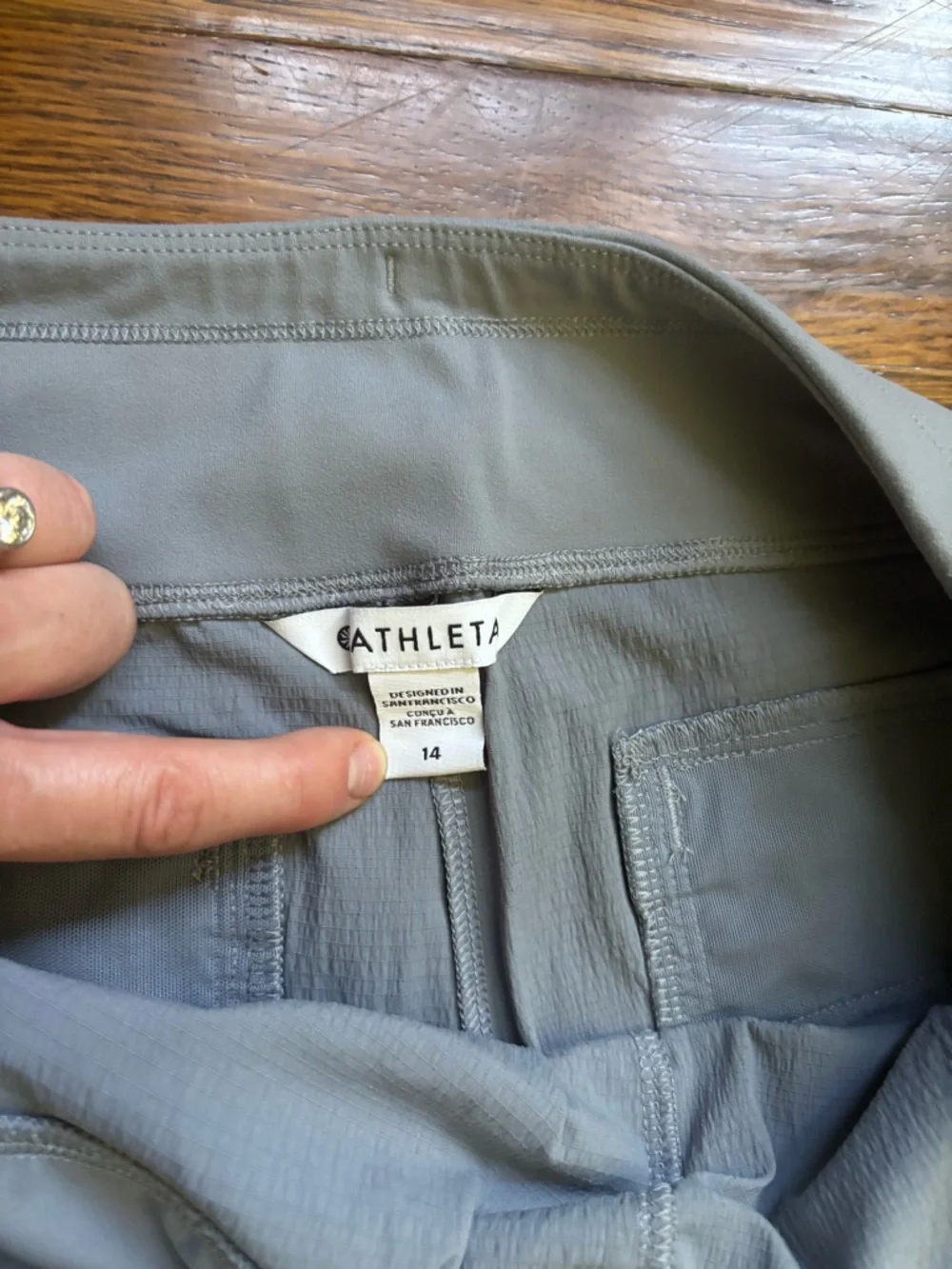 Athleta Trekkie High Rise Short. Size 14.